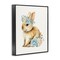 Stupell Industries Watercolor Nursery Bunny Framed Giclee, design by LSR Design Studio